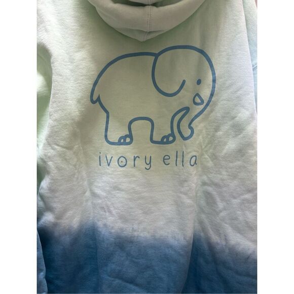 Ivory Ella Ombré Hoody Size XL - Picture 1 of 5